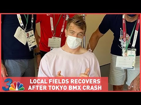 First image of Las Vegas local Connor Fields after BMX crash at Olympics