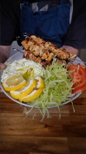 Juicy Chicken Souvlaki with Homemade Tzatziki