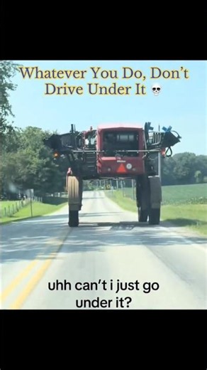 Whatever You Do, Don’t Drive Under It 💀 #interesting