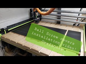 Ball Screw Cover installation video Onefinity CNC