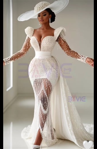 See through Wedding Gowns || Flowy Wedding dress styles with duchess fabrics