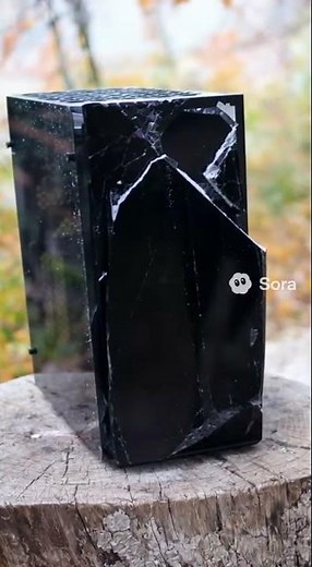 AXE VS. GLASS PC! Smashing a Tempered Glass Computer Tower (CRASH ASMR)