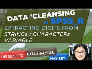 How to extract digits from string / character into SPSS, R or Rstudio. Quantum Virtual Internship.