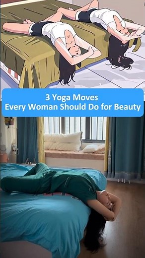 Bedtime Yoga for Women Lift Face, Relax Shoulders, Open Hips, and Sleep Better