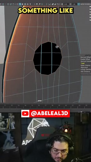 Easy circle in Maya #3d #3dart #fyp #foryou #3dmodeling #tutorial #art #artist | Abe Leal 3D