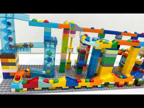 Crazy LEGO DUPLO Marble Run ASMR – Giant Ball Track with Endless Loops!