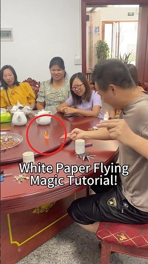 White paper floating magic tutorial! #magicteaching