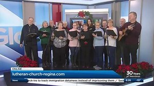 Carollers from Mount Olive Lutheran Church were in studio spreading holiday cheer with Christmas classics. | Global Regina