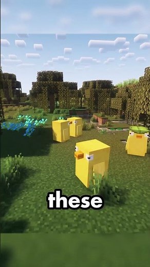 This Minecraft Mod Adds Cute Ducklings That Actually Fish