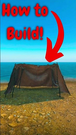 How to build a Tarp Shelter in Dayz #gaming #dayz #howto #dayzgameplay