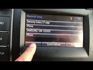 TOYOTA CAMRY - CONNECT BLUETOOTH TO PHONE - HOW TO