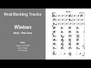 Windows | Chick Corea - Real Jazz Backing Track - Play Along