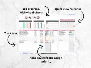 Google Sheets Task Tracker: Priority To-do List (digital Download - Etsy UK