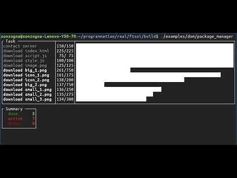 Glimpse of C++ functional Terminal UI