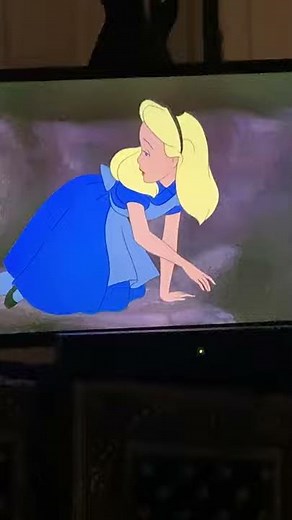 Alice falling down the rabbit hole