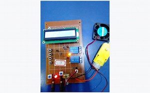 基于51单片机的智能鞋柜擦鞋器设计-DS18B20-LCD1602-KEY-RELAY-电机-风扇DIY开发板套件19-218