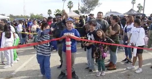 Rolling Deep 4 Charities gifts toys to kids for 13th annual Christmas Toy Drive