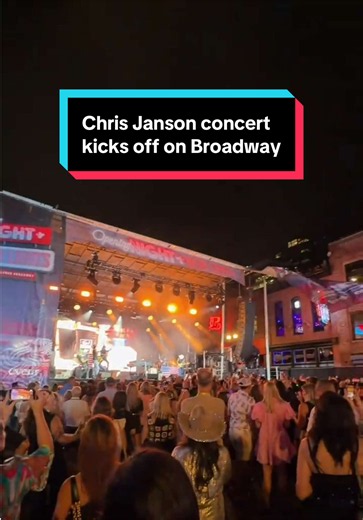 Chris Janson concert on Broadway tonight - Cvent CONNECT street takeover
