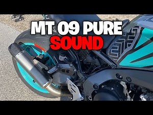Yamaha MT 09 Pure Sound 2026 - Full Exhaust Sound