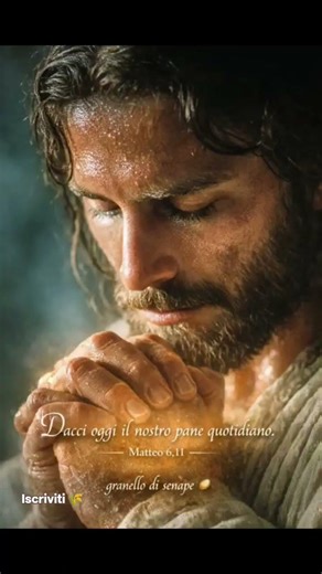 Oggi, Signore, dammi il mio pane. E fa’ che io diventi pane per qualcuno.”