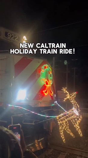 75K views · 329 reactions | All aboard the NEW Caltrain Holiday Train...