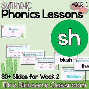 Year One Synthetic Phonics Session Slides - sh