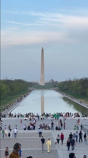 Washington Monument and the Reflecting Pool 4/5/25