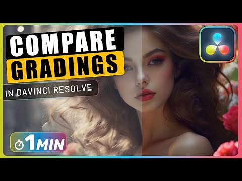 How to COMPARE Color Grading of 2 Clips in Davinci Resolve
