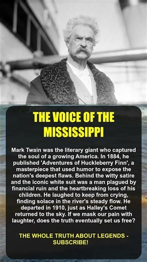 THE TRAGEDY BEHIND THE LAUGHTER: Mark Twain #MarkTwain #HistorySecrets