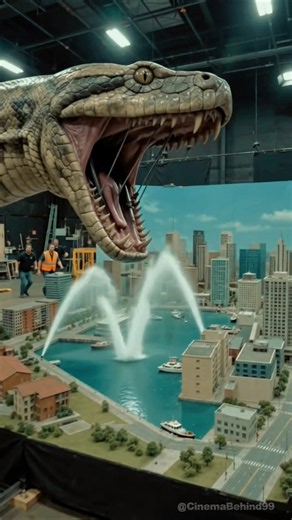 MEGA ANACONDA ATTACK! How They Built This Giant City Crusher #BehindTheScenes #PracticalEffects