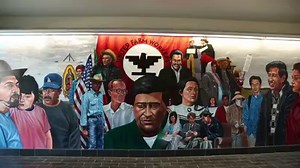 The life of labor leader and civil rights activist Cesar Chavez is recognized on March 31, but his legacy is honored year-round in art and murals throughout Southern California. abc7.la/21UJ7E6 | ABC7