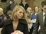 2007: Billie Piper arrives for her wedding to actor Laurence Fox