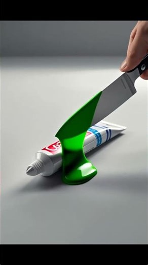 I Cut Open a Toothpaste Tube… What Came Out Was NOT Normal 💥 #shorts #Skorn