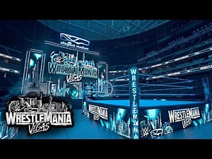 WWE WrestleMania 42 STAGE REVEAL & Pyro in Allegiant Stadium