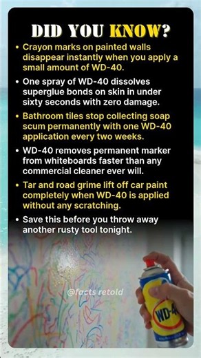 WD-40 Hacks Beyond Rusty Tools