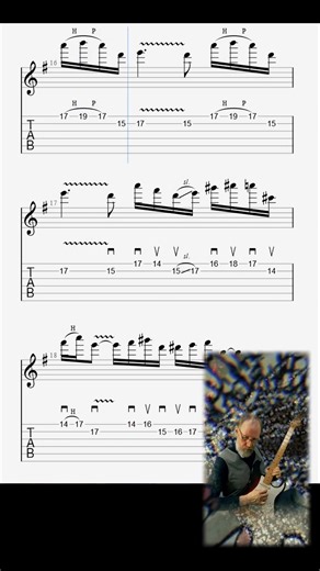 Guitar tab for prog rock / prog pop song