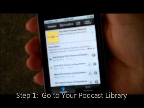 How to Delete a Podcast from Your iPhone