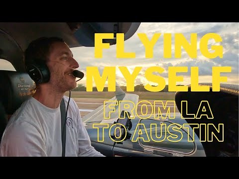 Flying a Diamond DA42-VI from LA to Austin