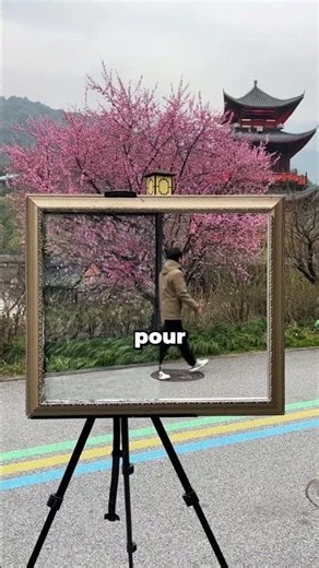 This painting becomes invisible…🎨🤯