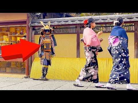 #42 SAMURAI Mannequin Prank in Kyoto Japan | Best funny statue prank & reactions Kiyomizu Temple