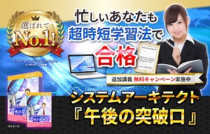 【一発合格】システムアーキテクト試験勉強法　令和２年試験に向けての～過去問動画解説～