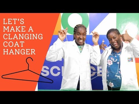 How to make a clanging coat-hanger | Fun experiments about sound