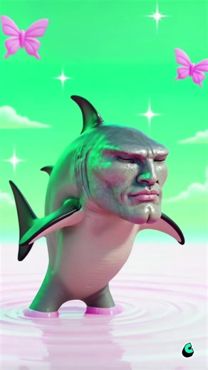 Hello stinky! #cursed #shark #brainrot #cantinaband #languagelearning | shark