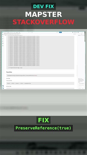 Dev Fix #4: StackOverflow Fix in 17 Sekunden