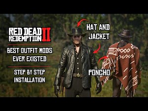BEST 2 OUTFIT MODS IN RDR2 | Leather Jacket & Poncho | Step By Step Installation guide | RDR2 Mods