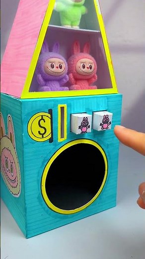 Manual DIY Labubu Vending Machine | #DIY #craft #handmade