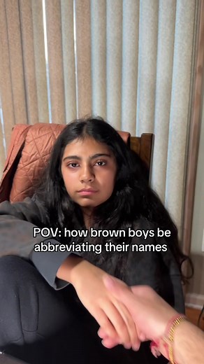 Had to expose my gov name at the end #fyp #funny #brown #skit #indian | boys names