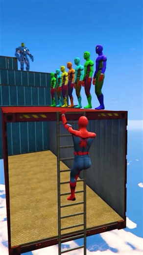 GTA 5 Epic Water Ragdolls Spiderman Jump/Fails Ep 195 #shorts