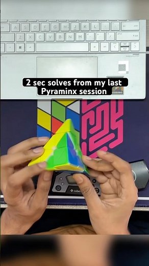 Insane 2-Second Pyraminx Solves Compilation! ⚡️ #cubing #speedcubing #pyraminx
