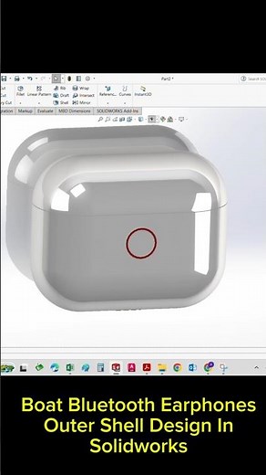 Boat Earphone Outer Shell Design In Solidworks